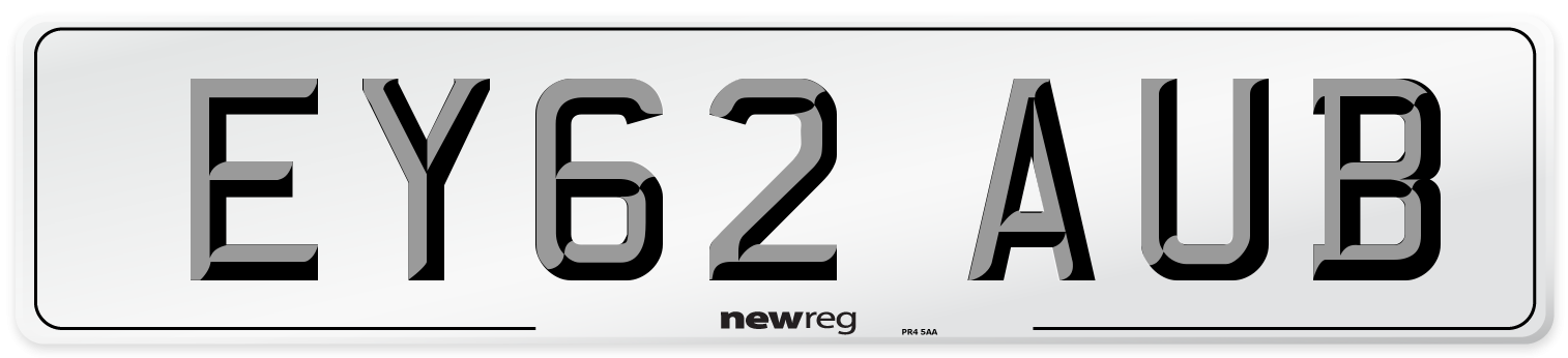 EY62 AUB Number Plate from New Reg
